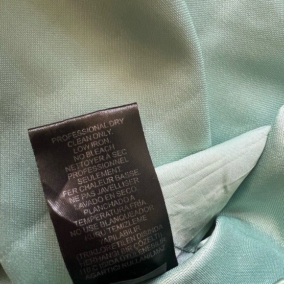 Tibi satin drop waist sleeveless racer back dress w/pockets (great for Halloween - Picture 6 of 11